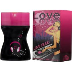 Edt Spray 3.4 Oz - Love Love Music By Cofinluxe