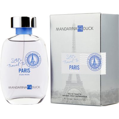 Edt Spray 3.4 Oz - Mandarina Duck Let'S Travel To Paris By Mandarina Duck