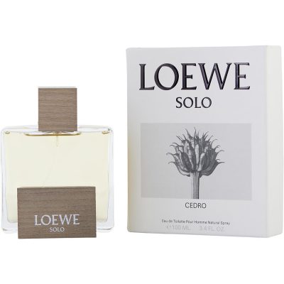 Edt Spray 3.4 Oz (New Packaging) - Solo Loewe Cedro By Loewe