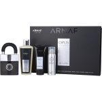 Edt Spray 3.4 Oz & Shower Gel 3.4 Oz & Perfume Body Spray 1.7 Oz & Shampoo 8.4 Oz - Armaf Opus By Armaf