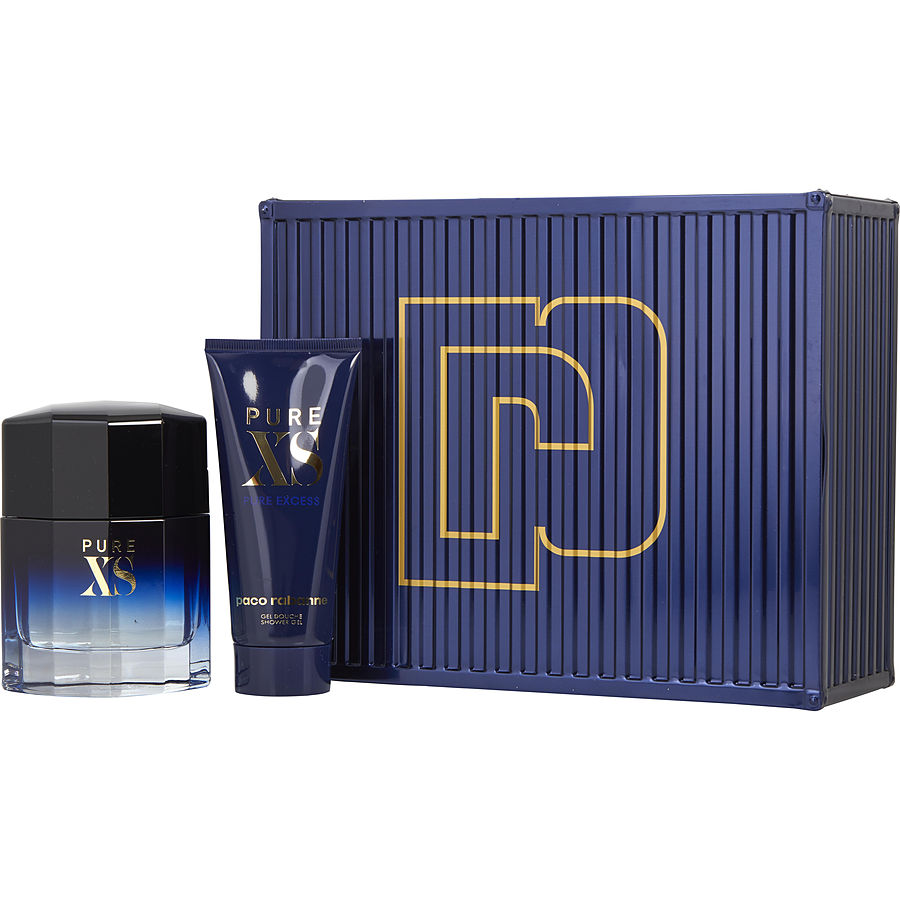 Edt Spray 3.4 Oz & Shower Gel 3.4 Oz - Pure Xs By Paco Rabanne Edt Spray 3.4 Oz & Shower Gel 3.4 Oz - Pure Xs By Paco Rabanne