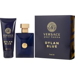 Edt Spray 3.4 Oz & Shower Gel 3.4 Oz (Travel Offer) - Versace Dylan Blue By Gianni Versace