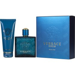 Edt Spray 3.4 Oz & Shower Gel 3.4 Oz (Travel Offer) - Versace Eros By Gianni Versace
