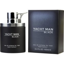 Edt Spray 3.4 Oz - Yacht Man Black By Myrurgia