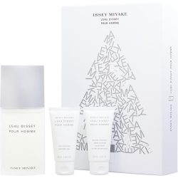 Edt Spray 4.2 Oz & After Shave Balm 1.6 Oz & Shower Gel 1.6 Oz - L'Eau D'Issey By Issey Miyake