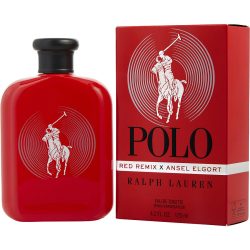 Edt Spray 4.2 Oz (Ansel Elgort Edition) - Polo Red Remix By Ralph Lauren