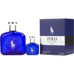 Edt Spray 4.2 Oz & Edt 0.5 Oz Mini - Polo Blue By Ralph Lauren