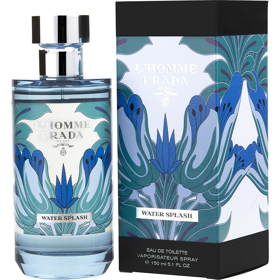 Edt Spray 5.1 Oz - Prada L'Homme Water Splash By Prada Edt Spray 5.1 Oz - Prada L'Homme Water Splash By Prada