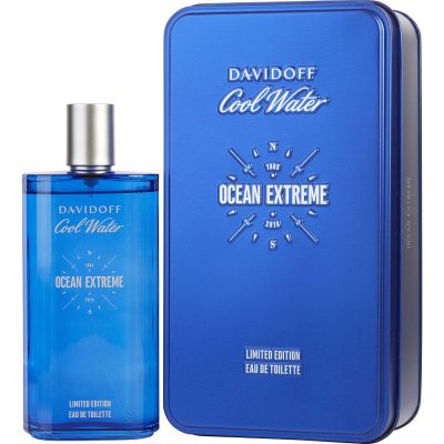 Edt Spray 6.7 Oz (Limited Edition Tin) - Cool Water Ocean Extreme By Davidoff