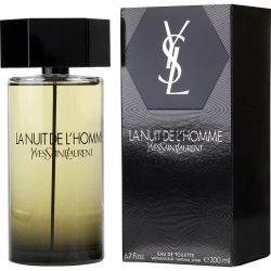 Edt Spray 6.7 Oz (New Packaging) - La Nuit De L'Homme Yves Saint Laurent By Yves Saint Laurent