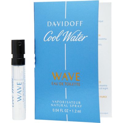 Edt Spray Vial On Card - Cool Water Wave By Davidoff