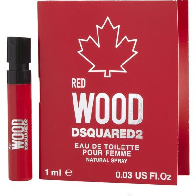Edt Spray Vial On Card - Dsquared2 Wood Red By Dsquared2