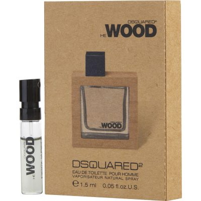 Edt Spray Vial On Card - He Wood By Dsquared2