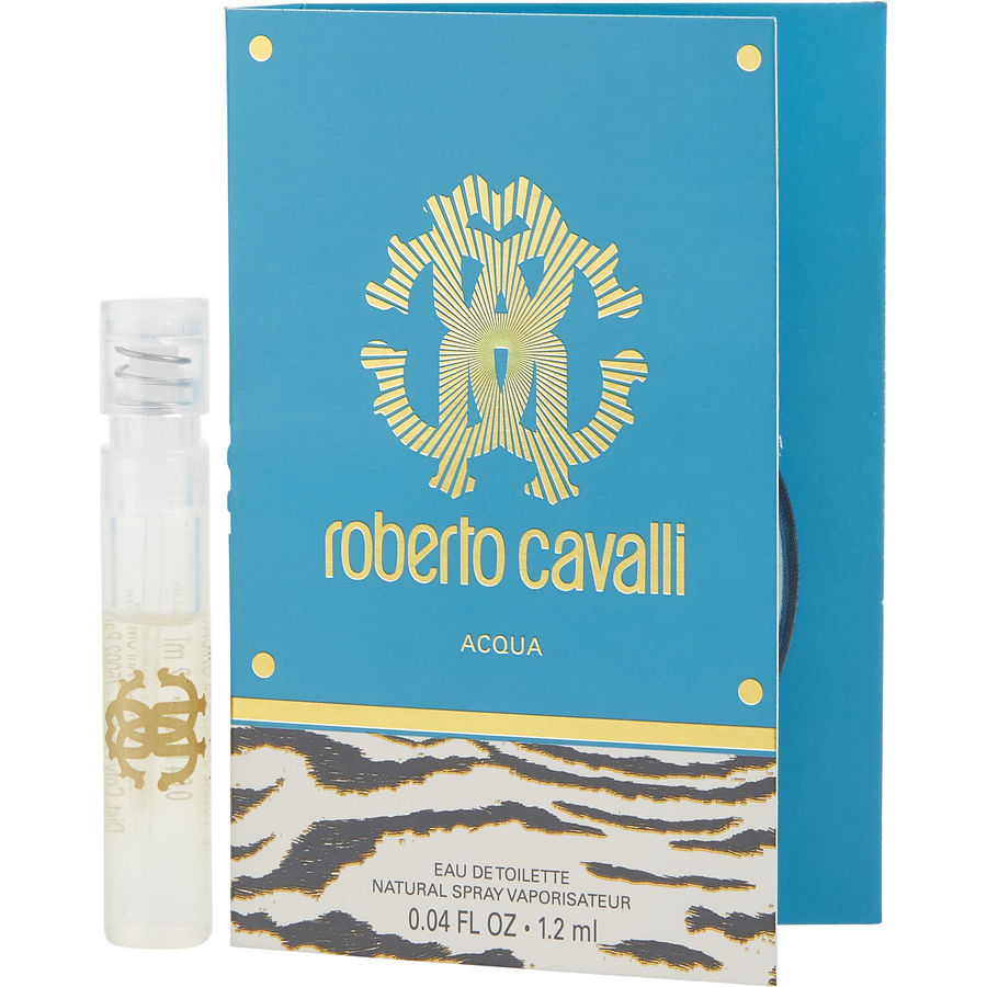 Edt Spray Vial On Card - Roberto Cavalli Acqua By Roberto Cavalli Edt Spray Vial On Card - Roberto Cavalli Acqua By Roberto Cavalli