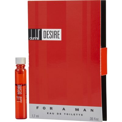 Edt Vial On Card - Desire By Alfred Dunhill