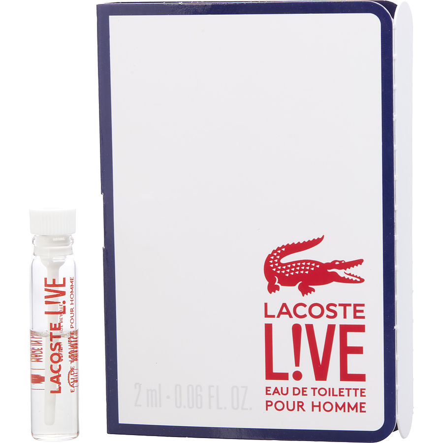 Edt Vial On Card - Lacoste Live By Lacoste Edt Vial On Card - Lacoste Live By Lacoste