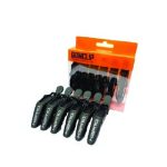 H2Pro Croc Clips Black 6Pk Hp13B