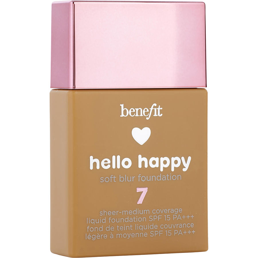 Hello Happy Soft Blur Foundation Spf 15 - # 7 Medium Tan Warm --30Ml/1Oz - Benefit By Benefit Hello Happy Soft Blur Foundation Spf 15 - # 7 Medium Tan Warm --30Ml/1Oz - Benefit By Benefit