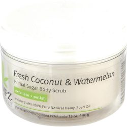 Herbal Sugar Body Scrub-Fresh Coconut & Watermelon 7.3 Oz - Hempz By Hempz