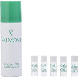 Intensive Care Regenerating Mask Treatment Set: Regenerating Mask Treatments X 5 + Collogen Post Treatment Vials X 5 + Swiss Glacial Spring Water 60Ml --3Pcs - Valmont By Valmont