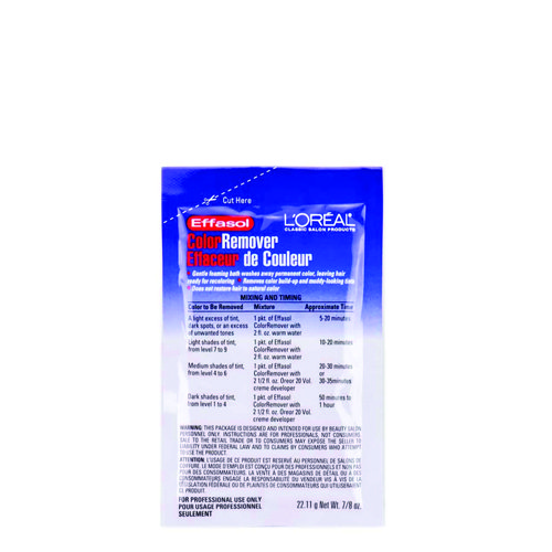 LOREAL-EFFASOL-COLOR-REMOVER-7-8-OZ Loreal Effasol Color Remover 7/8 Oz - Image 1