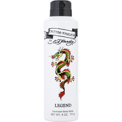 Legend Deodorant Body Spray 6 Oz - Ed Hardy Tattoo Parlour By Christian Audigier