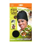 M&M 811 Org Double Mesh Wrap Bk