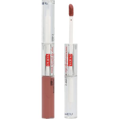 Made To Last Liquid Lipstick & Top Coat Duo - #Natural Brown --2X4Ml/0.13Oz - Pupa By Pupa