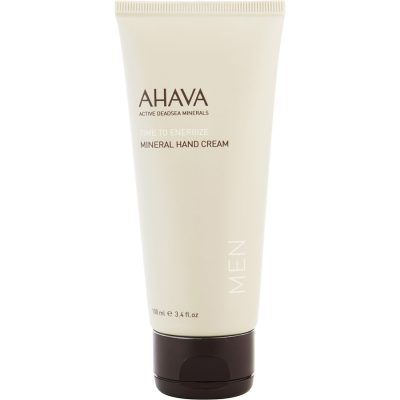 Men Time To Energize Mineral Hand Cream -- 100Ml/3.38 Oz - Ahava By Ahava
