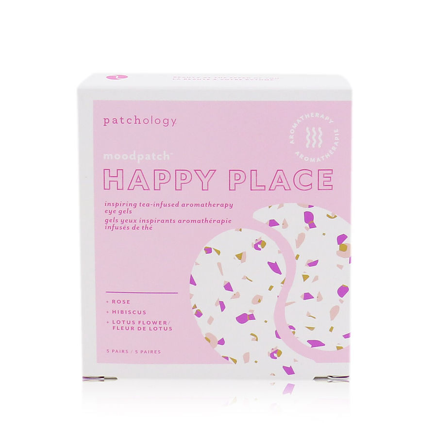 Moodpatch - Happy Place Inspiring Tea-Infused Aromatherapy Eye Gels (Rose+Hibiscus+Lotus Flower) --5Pairs - Patchology By Patchology Moodpatch - Happy Place Inspiring Tea-Infused Aromatherapy Eye Gels (Rose+Hibiscus+Lotus Flower) --5Pairs - Patchology By Patchology