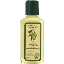 Olive Organics Olive & Silk Hair & Body Oil 2 Oz - Chi By Chi