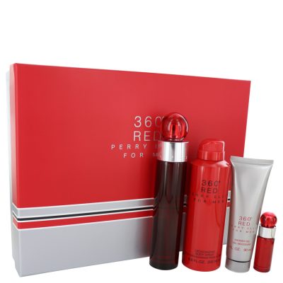 Perry Ellis 360 Red Cologne By Perry Ellis Gift Set