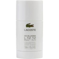 Pure Deodorant Stick 2.4 Oz - Lacoste Eau De Lacoste L.12.12 Blanc By Lacoste