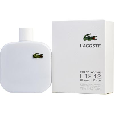 Pure Edt Spray 5.9 Oz - Lacoste Eau De Lacoste L.12.12 Blanc By Lacoste