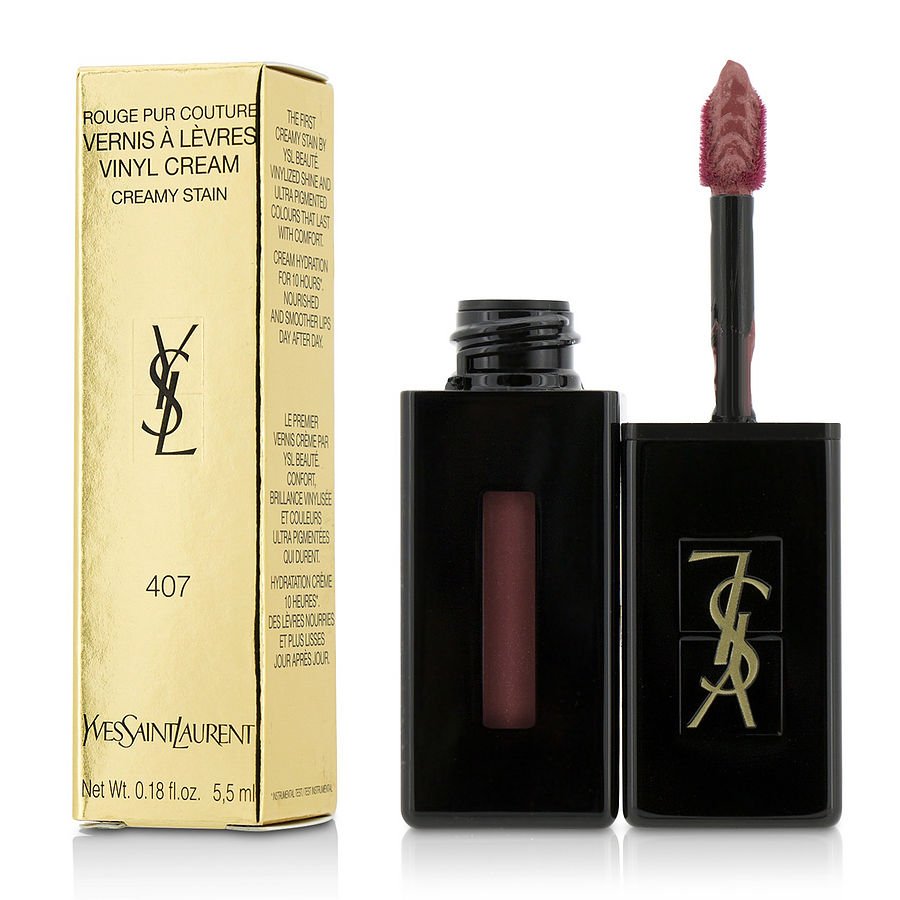 Rouge Pur Couture Vernis A Levres Vinyl Cream Creamy Stain - # 407 Carmin Session --5.5Ml/0.18Oz - Yves Saint Laurent By Yves Saint Laurent Rouge Pur Couture Vernis A Levres Vinyl Cream Creamy Stain - # 407 Carmin Session --5.5Ml/0.18Oz - Yves Saint Laurent By Yves Saint Laurent