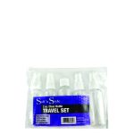 Soft’N Style 8060 Clear Bottle  Travel Set 5Pcs