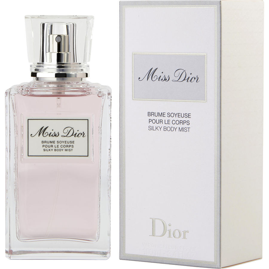 Silky Body Mist 3.4 Oz - Miss Dior (Cherie) By Christian Dior Silky Body Mist 3.4 Oz - Miss Dior (Cherie) By Christian Dior