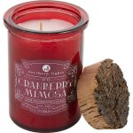 Spirit Jar Candle - 5 Oz. Burns Approx. 35 Hrs. - Cranberry Mimosa Scented By
