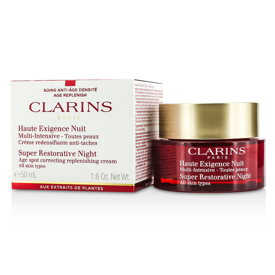 Super Restorative Night Age Spot Correcting Replenishing Cream --50Ml/1.6Oz - Clarins By Clarins Super Restorative Night Age Spot Correcting Replenishing Cream --50Ml/1.6Oz - Clarins By Clarins