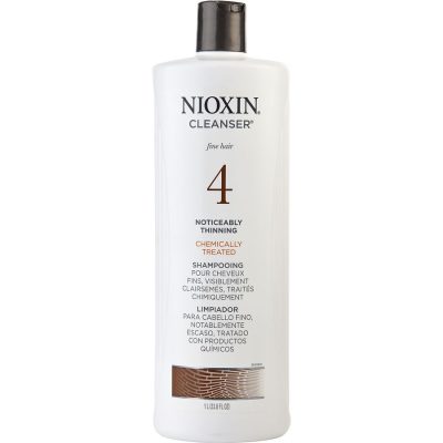 System 4 Cleanser For Fine Chemically Enhanced Noticeably Thinning Hair Color Safe 33.8 Oz (Packaging May Vary) - Nioxin By Nioxin