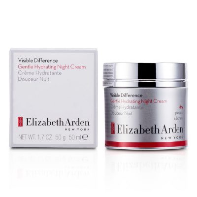 Visible Difference Gentle Hydrating Night Cream (Dry Skin) --50Ml/1.7Oz - Elizabeth Arden By Elizabeth Arden