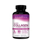 NeoCell Super Collagen + Vitamin C & Biotin, Supplement, for Hair, Skin, and Nails, 90 Tablets